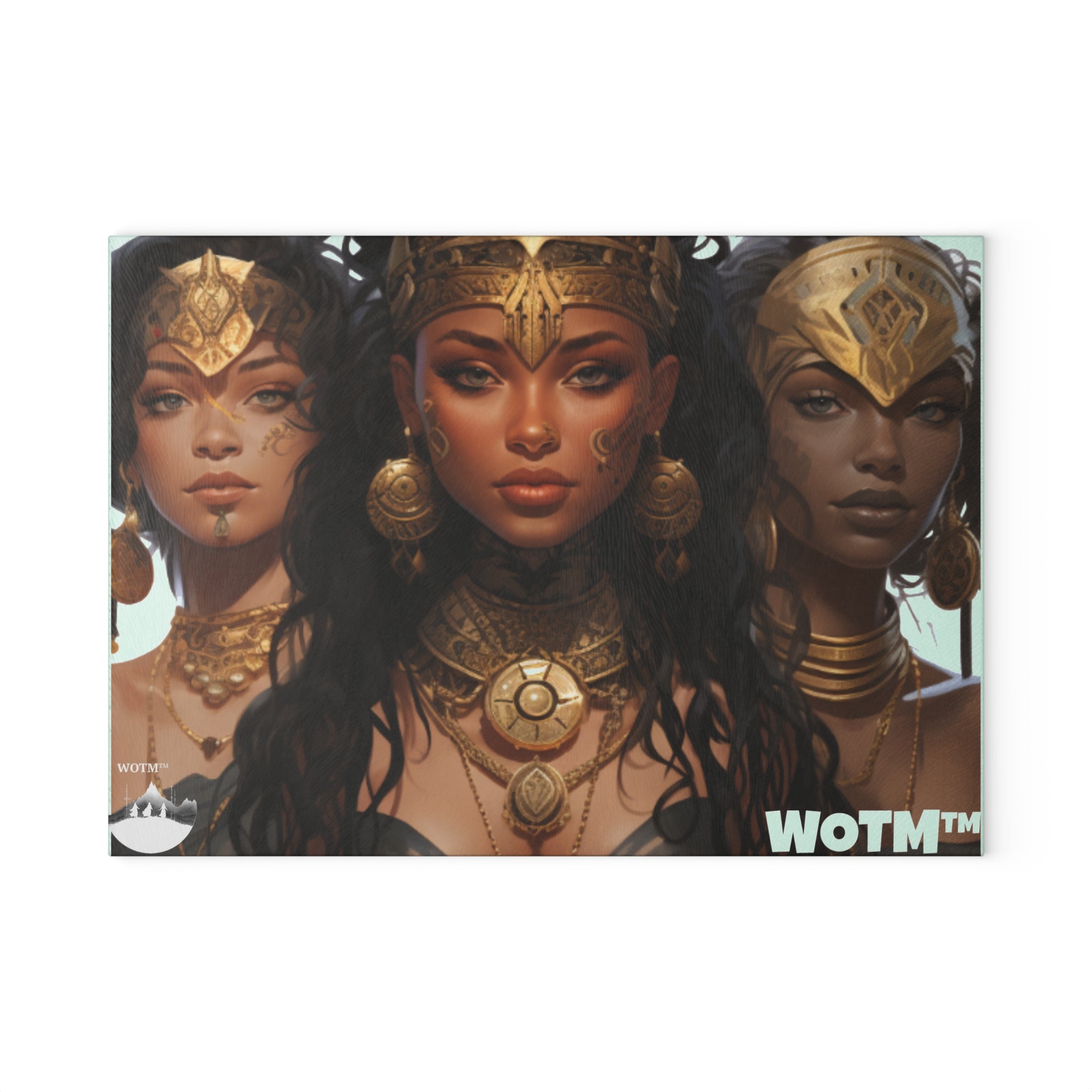 Witches of the Mountain™ Glass Cutting Board
