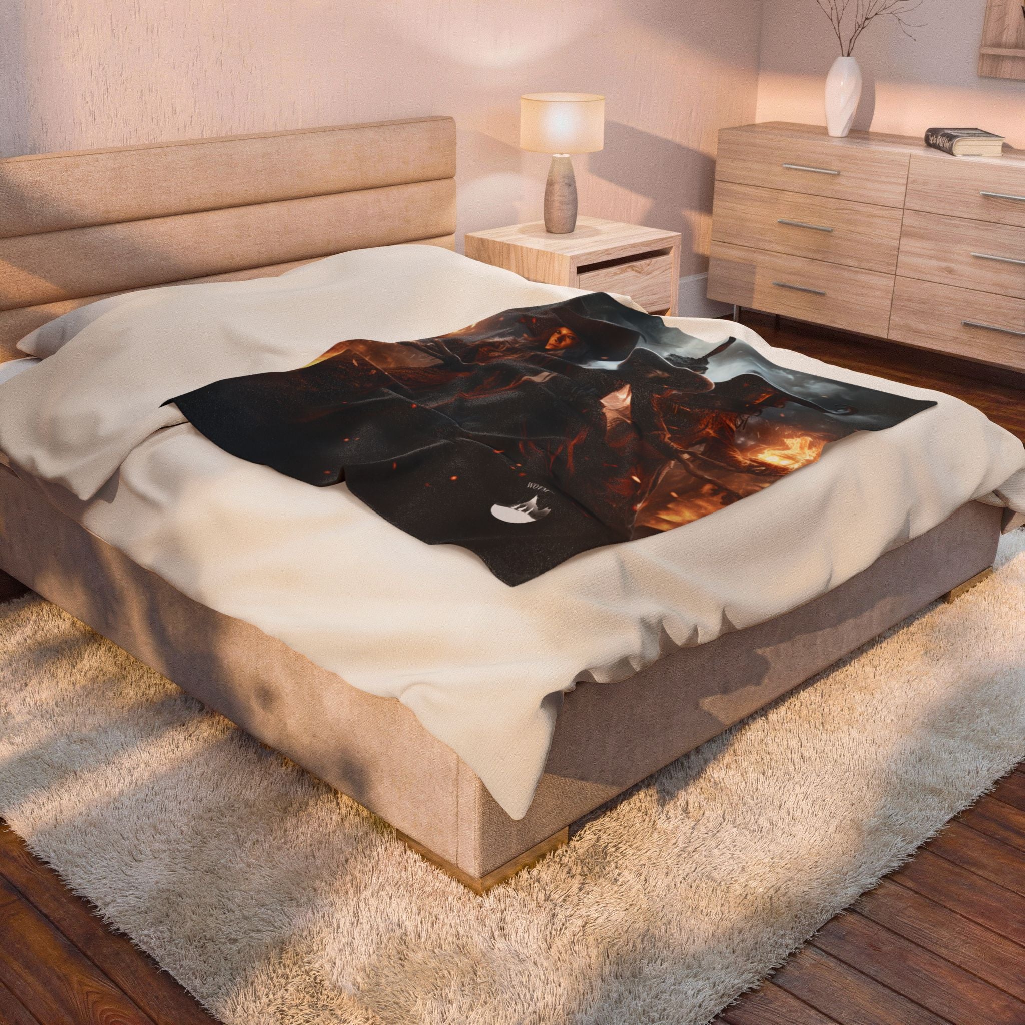Witches of the Mountain™ Velveteen Plush Blanket