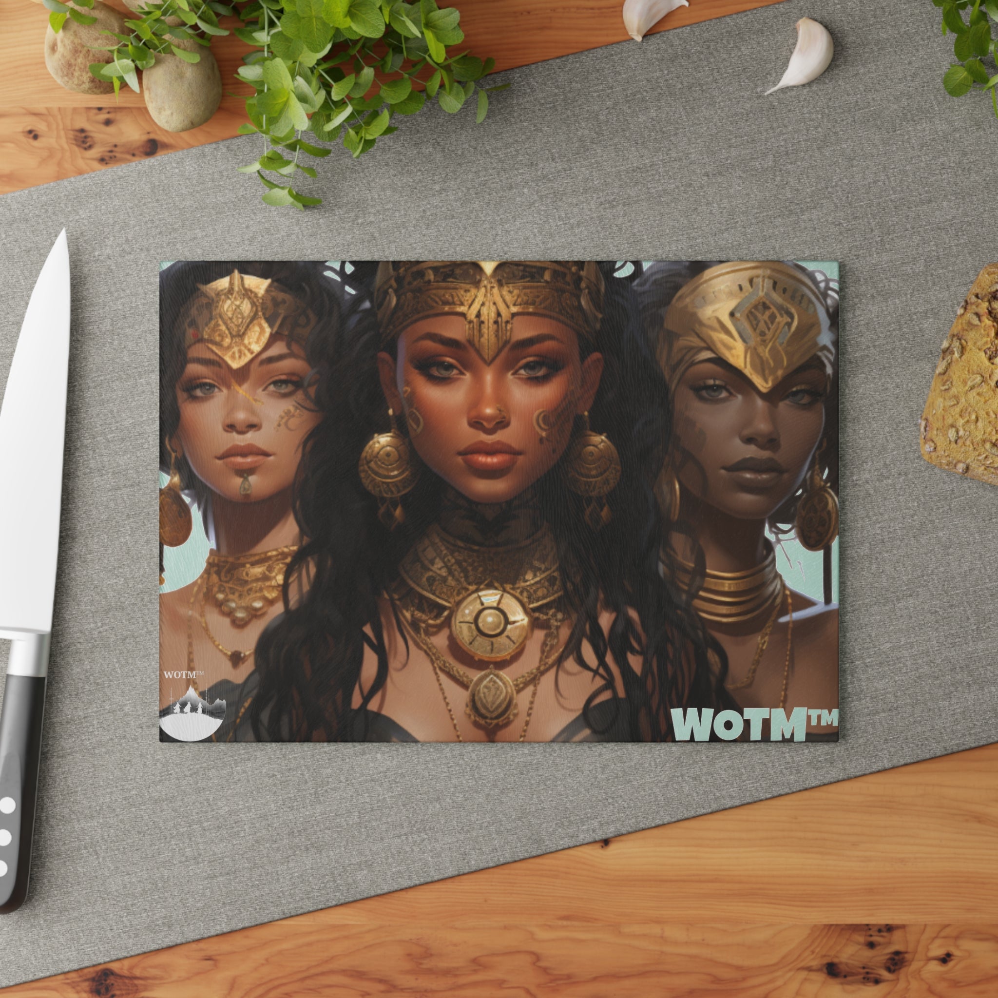 Witches of the Mountain™ Glass Cutting Board