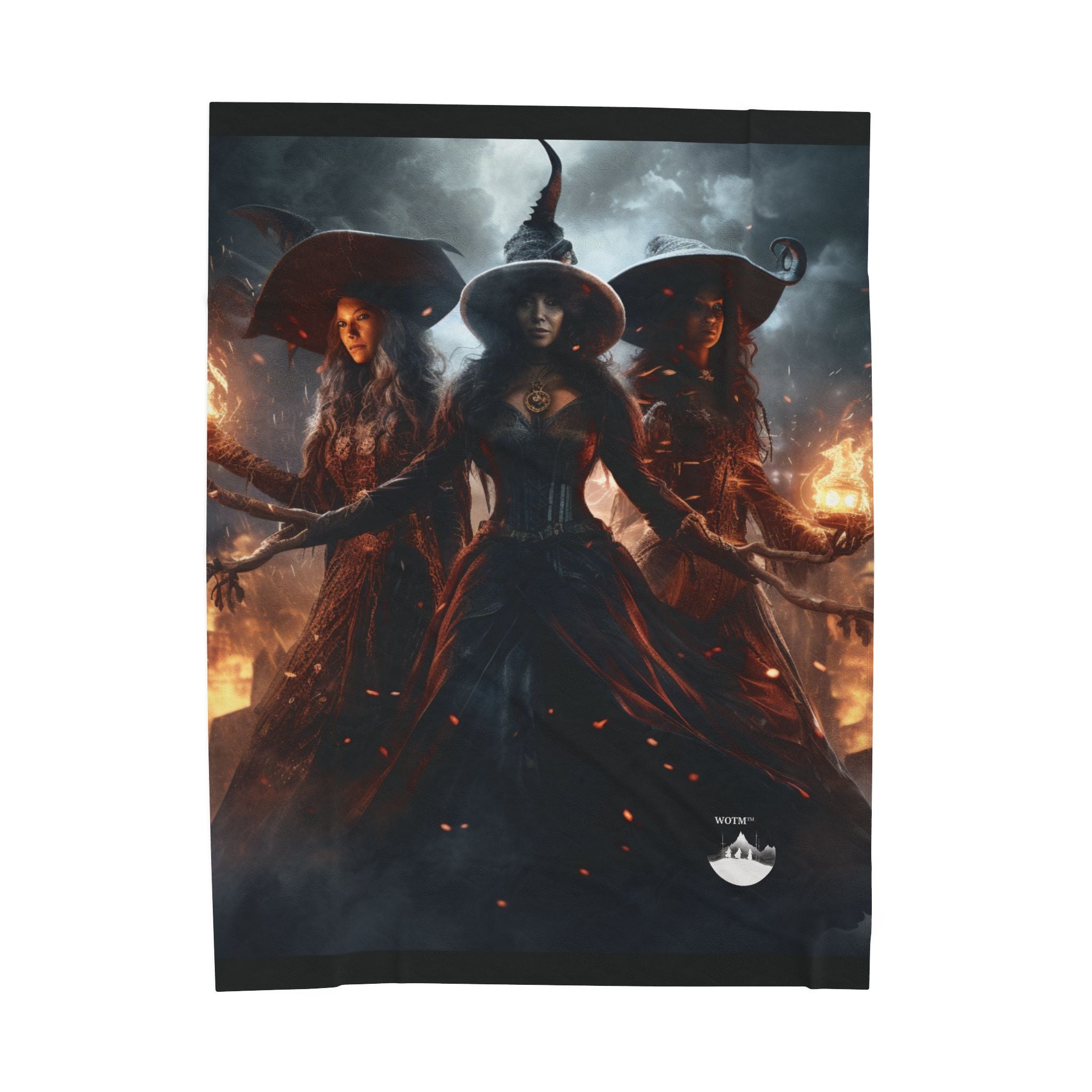 Witches of the Mountain™ Velveteen Plush Blanket