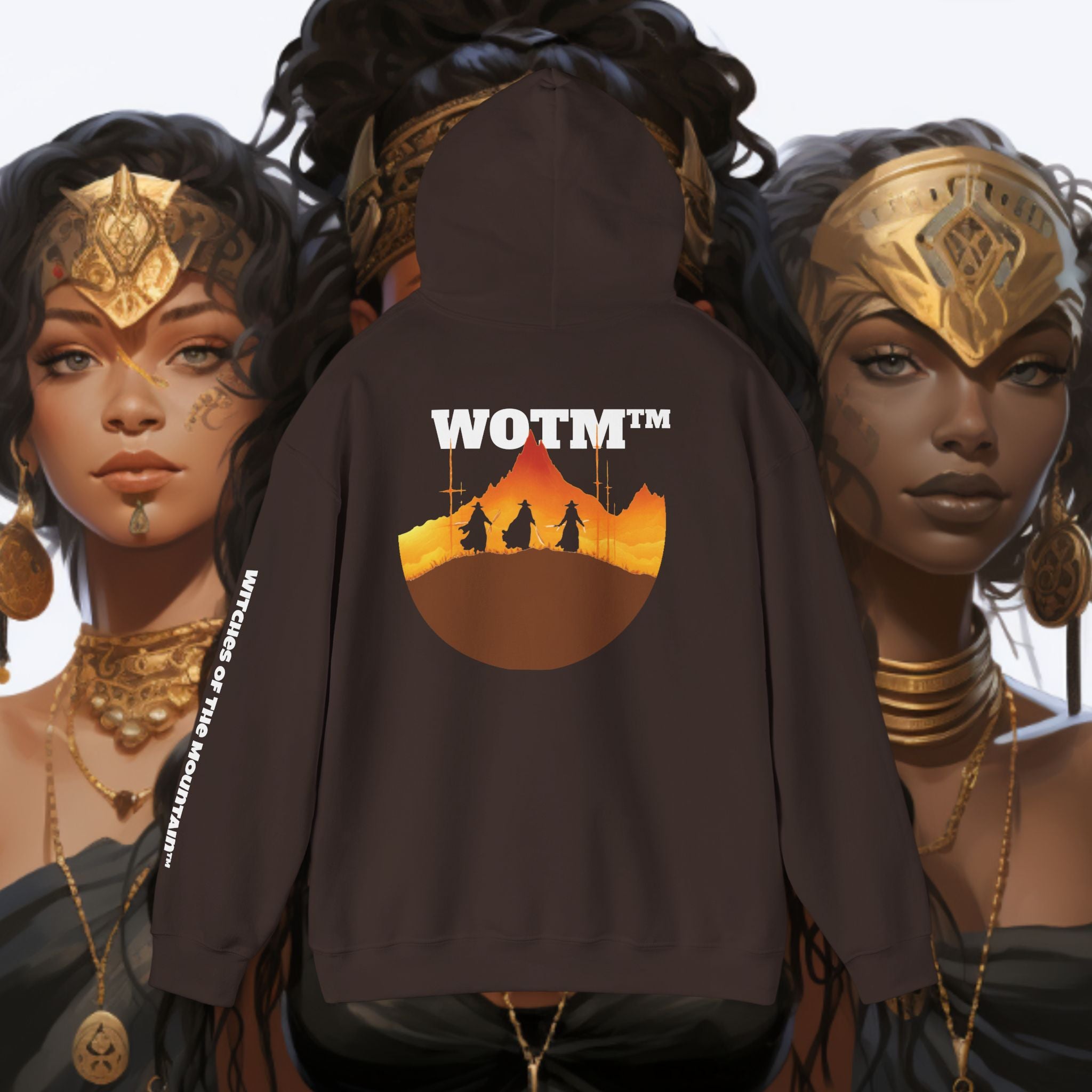 Witches of the Mountain Fire in the Mountains Hoodie — WOTM™ Witch/Sorcerer Hood