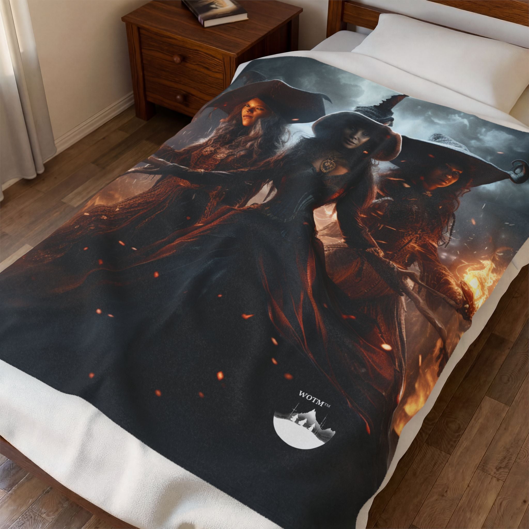 Witches of the Mountain™ Velveteen Plush Blanket
