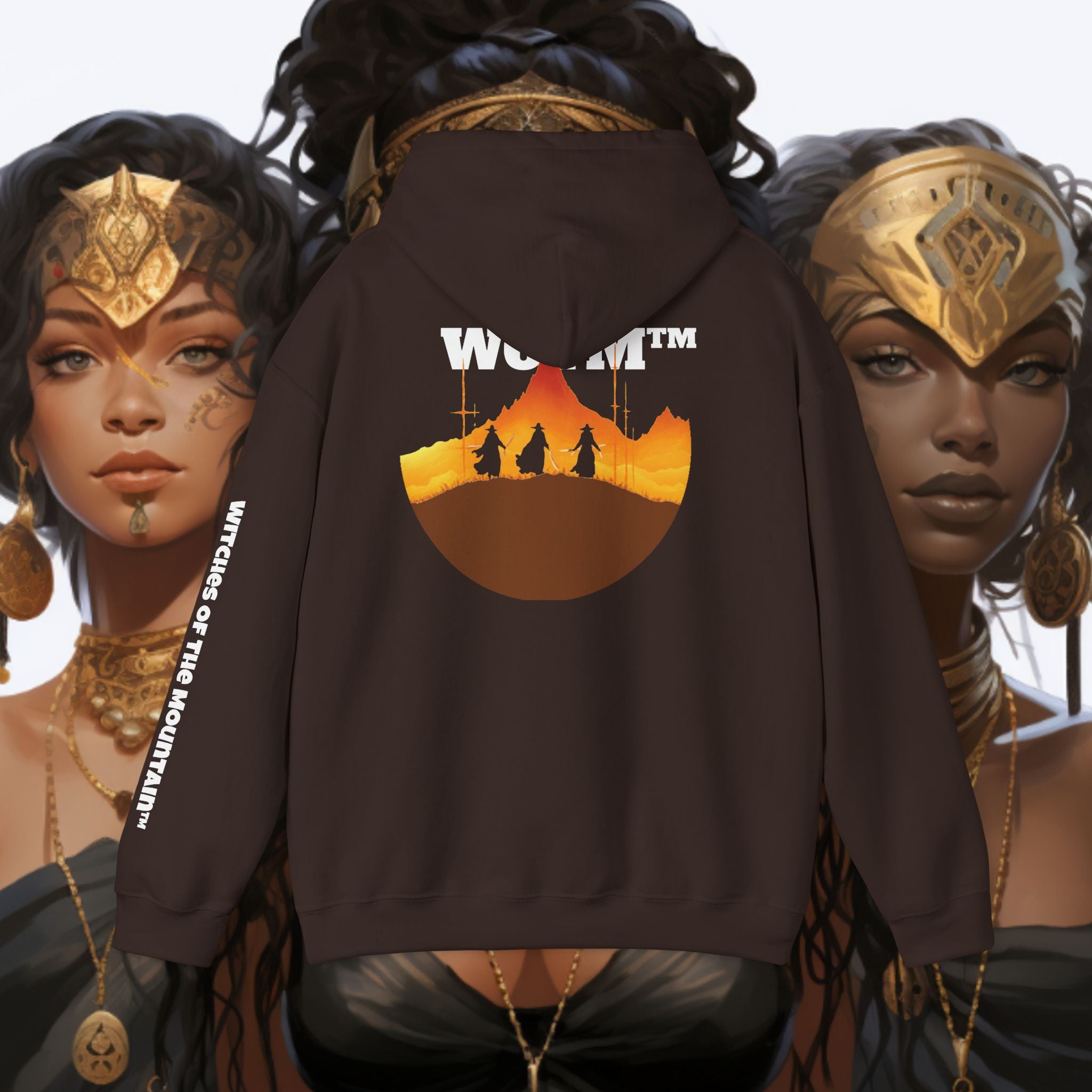 Witches of the Mountain Fire in the Mountains Hoodie — WOTM™ Witch/Sorcerer Hood